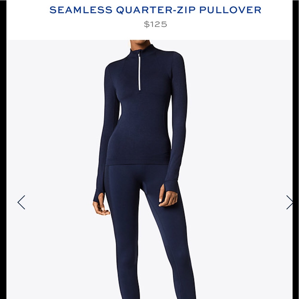 Tory Burch Sport quarter zip pullover